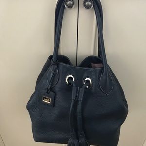 Dooney & Bourke all weather leather bucket bag